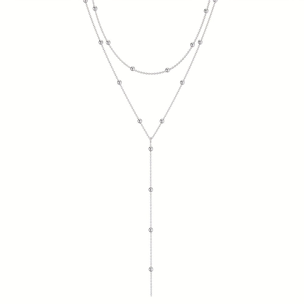 Women's Y-Neck Chain High-Quality Stainless Steel Hypoallergenic Y-Shaped Women's