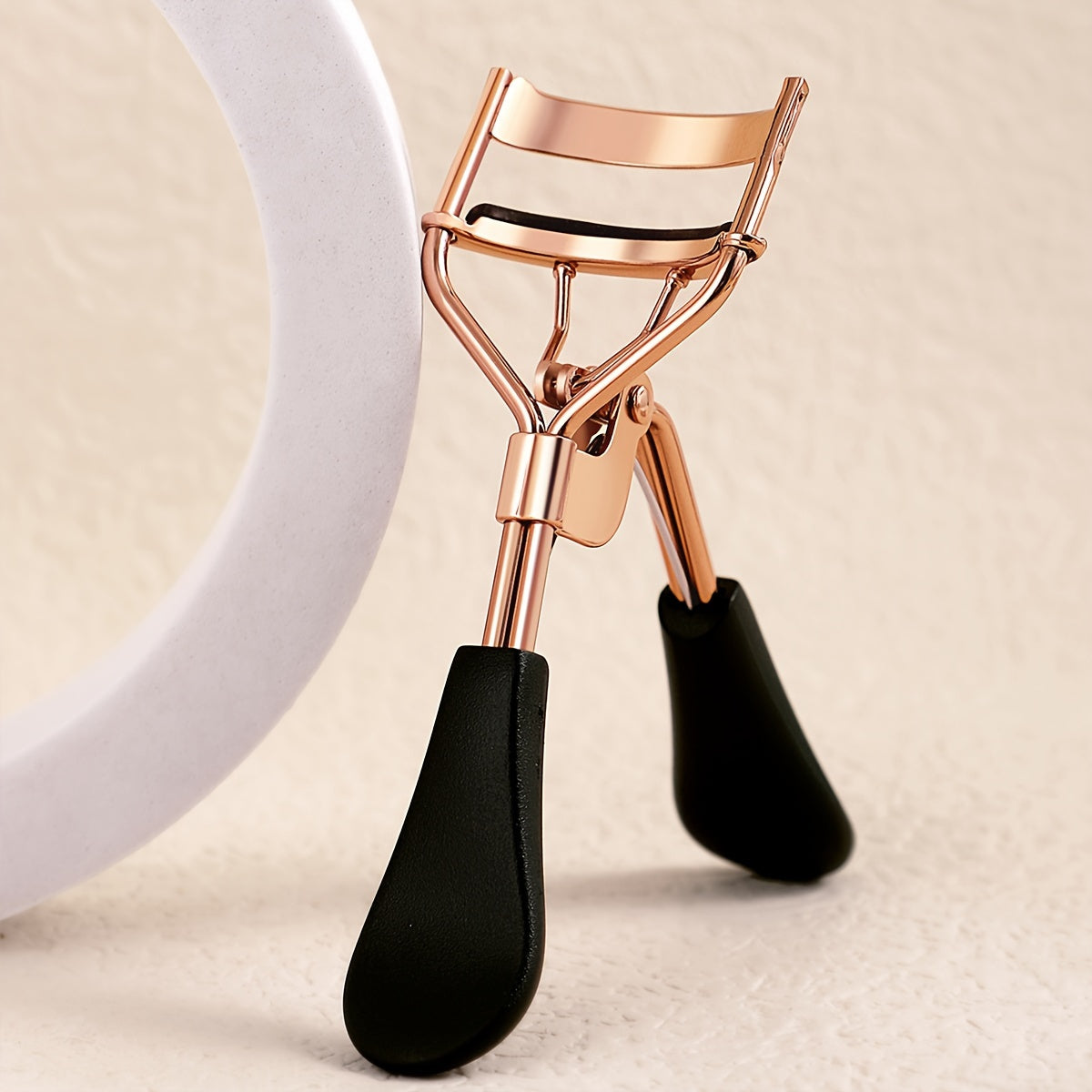 1 Portable Black Eyelash Curler, Stainless Steel Eyelash Curler