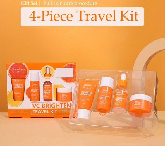 GlowRelief™ Hydration & Radiance – 4-in-1 Vitamin C & Hyaluronic Travel Set - bodyrelief.uk