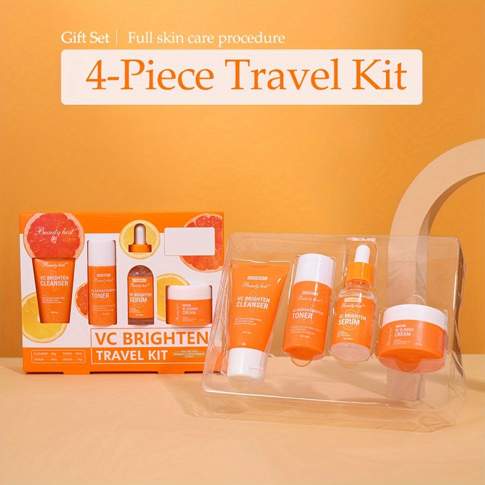 GlowRelief™ Hydration & Radiance – 4-in-1 Vitamin C & Hyaluronic Travel Set